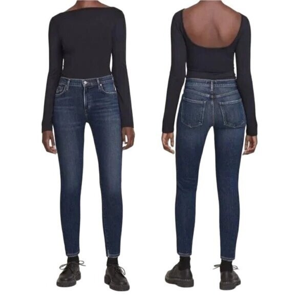 Agolde Sophie Crop Skinny Stretch Jeans 26 - Picture 1 of 8